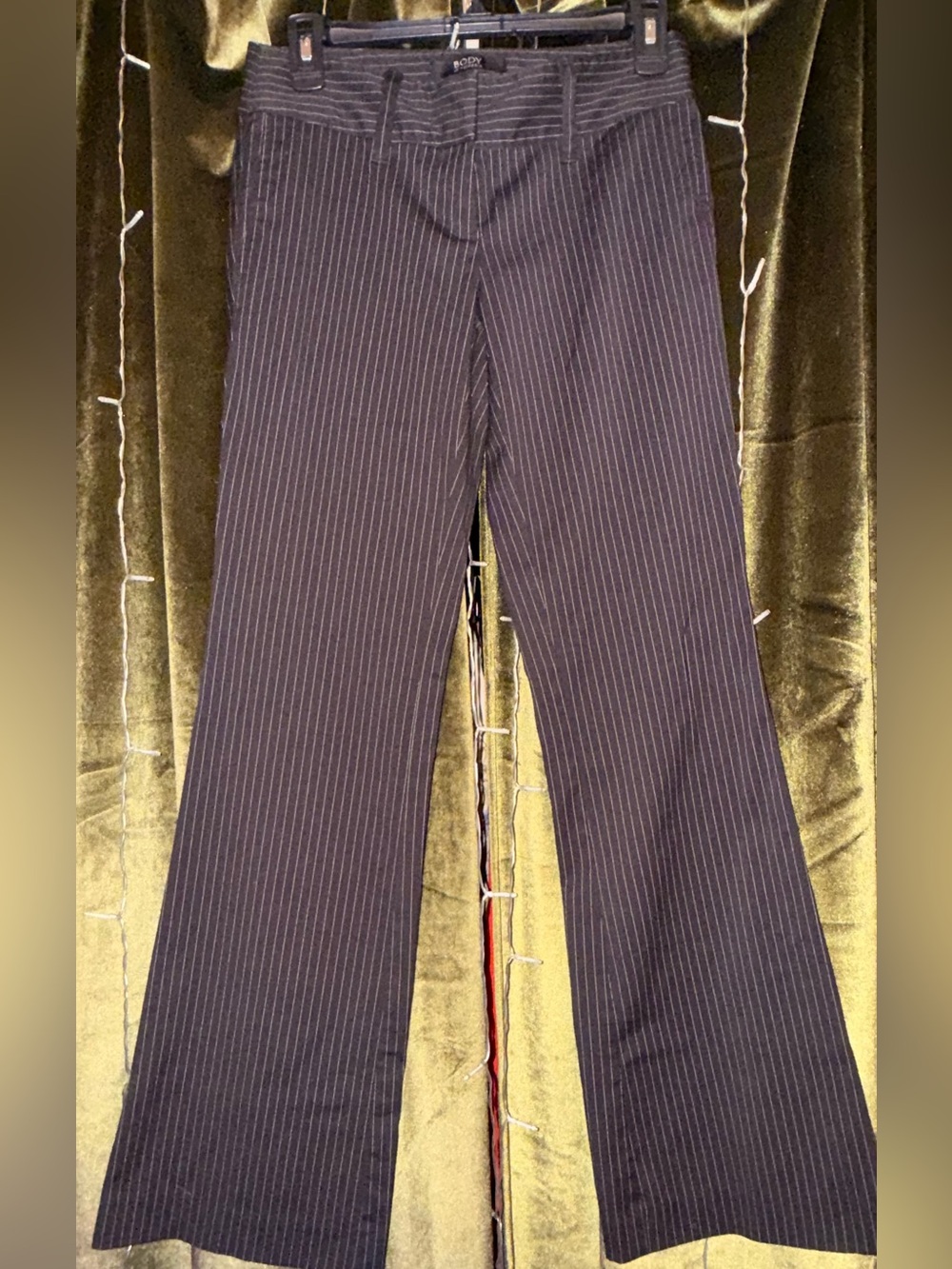 Victoria's Secret women’s Black Pinstripe Trousers